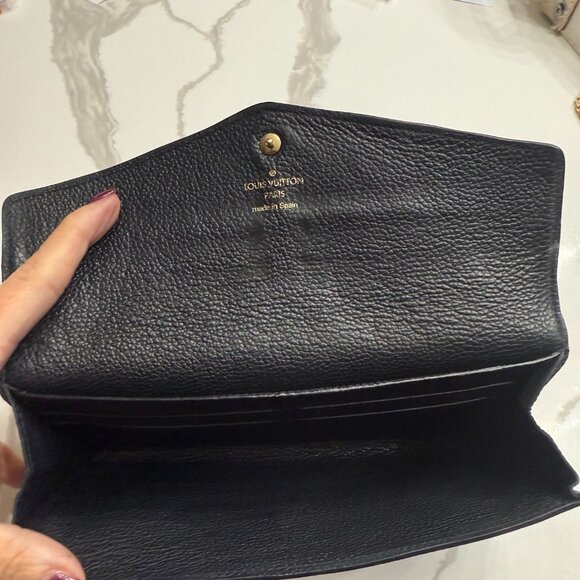 Louis Vuitton Long Wallet Monogram/empreinte Portefeuille missing inside pouch - Picture 10 of 12
